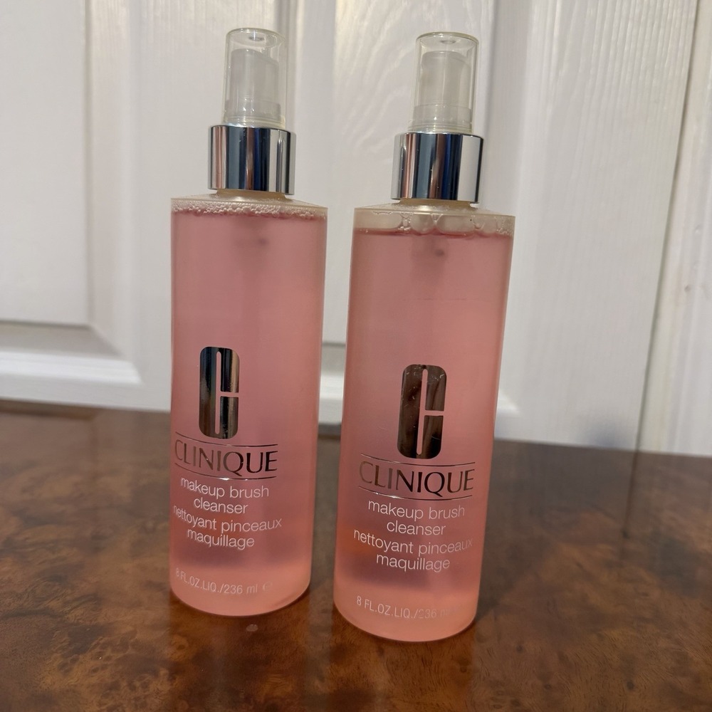 Clinique MAKEUP BRUSH CLEANSER 8 FL OZ  Lot Of Two. Authentic